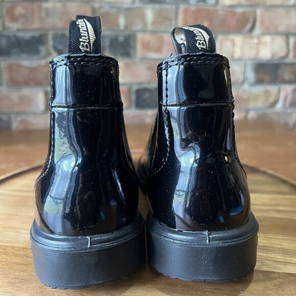 Blundstone 2255 Chelsea Boots Black Patent Leather Size 3 UK Womens 6 - Picture 12 of 16